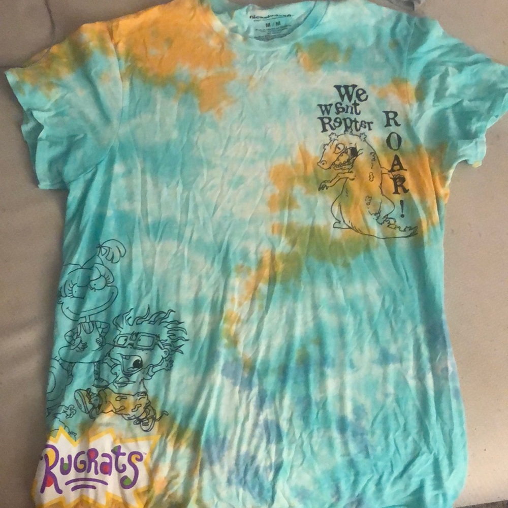 tie dye Nickelodeon shirt